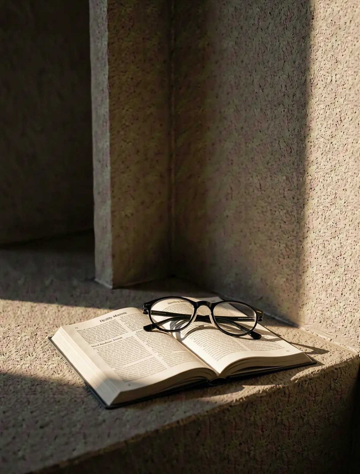 Minimalist architectural movement space